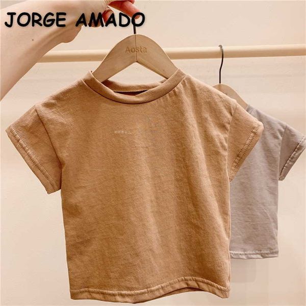 wholesale spring kids girls boys t-shirts solid color short sleeves casual style blouses children clothes e03 210610, Blue
wholesale spring kids girls boys t-shirts solid color short sleeves casual style blouses children clothes e03 210610, Blue