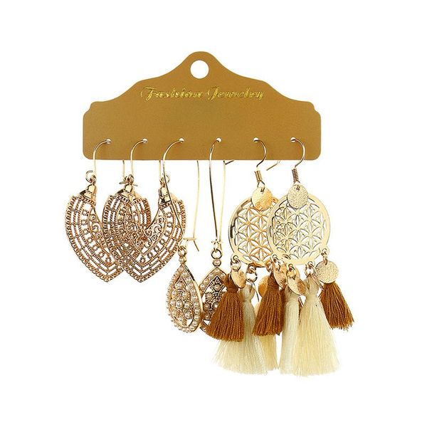 dangle & chandelier 2021 combination retro handmade tassel bohemian fashion geometric earrings, Silver
dangle & chandelier 2021 combination retro handmade tassel bohemian fashion geometric earrings, Silver
