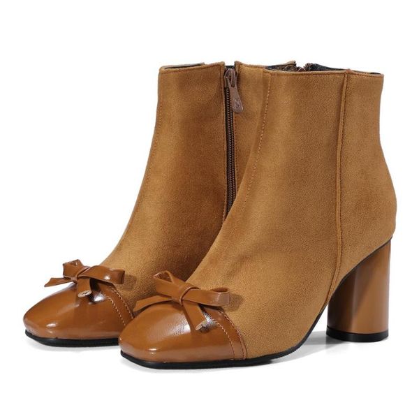 boots big size 32-48 2021 spring & autumn fashion women solid bowtie flock heel ankle riding 2 colors, Black
boots big size 32-48 2021 spring & autumn fashion women solid bowtie flock heel ankle riding 2 colors, Black