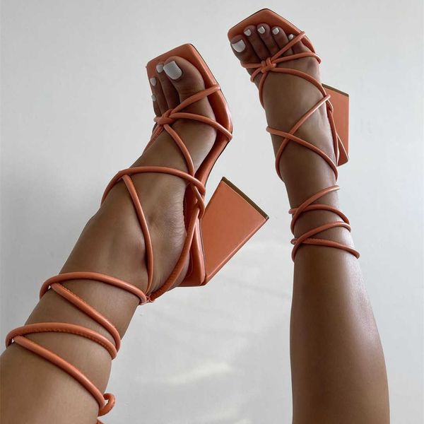 termainoov women sandals high heels ankle strap lace up square toe party shoes heeled big size 9 fashion shoes sandalias y0721, Black
termainoov women sandals high heels ankle strap lace up square toe party shoes heeled big size 9 fashion shoes sandalias y0721, Black