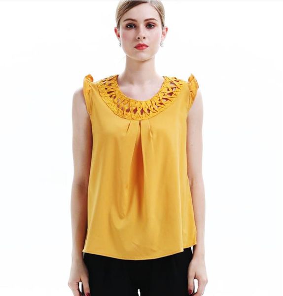 women's blouses & shirts 2021 fashion blouse casual bottoming sleeveless female o-neck stitching loose size s-2xl shirt, White
women's blouses & shirts 2021 fashion blouse casual bottoming sleeveless female o-neck stitching loose size s-2xl shirt, White
