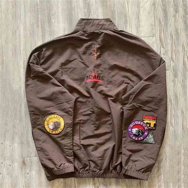 men's jackets 2021fw embroidered travis scott cactus trails half zip sweaters male jackets rainproof jacket, Black;brown
men's jackets 2021fw embroidered travis scott cactus trails half zip sweaters male jackets rainproof jacket, Black;brown