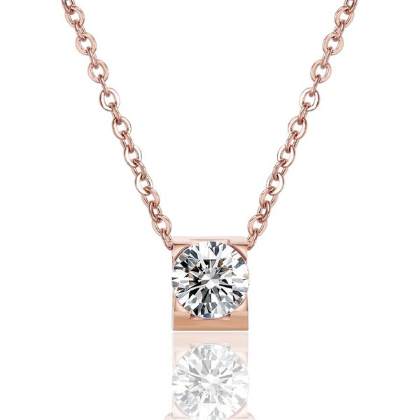 beautiful steel necklace rose gold square inlay shiny pendant necklace ruigang jewelry gift woman necklace wholale, Silver
beautiful steel necklace rose gold square inlay shiny pendant necklace ruigang jewelry gift woman necklace wholale, Silver