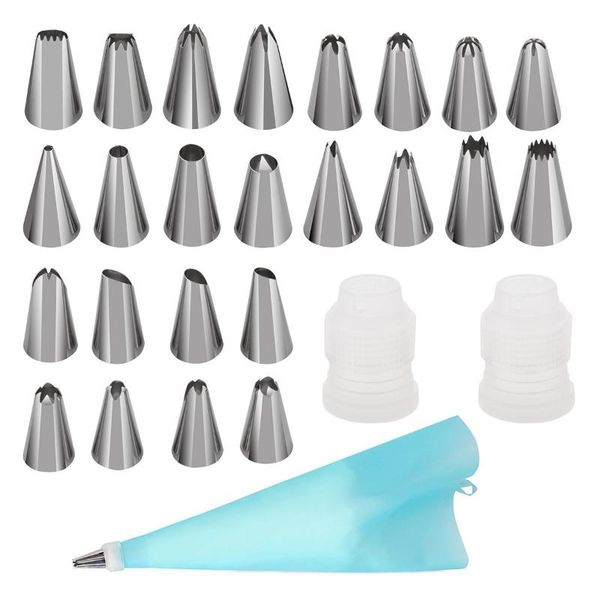 baking & pastry tools 24-piece set silicone bag tips kitchen nozzle cake decorating icing piping cream bags diy
baking & pastry tools 24-piece set silicone bag tips kitchen nozzle cake decorating icing piping cream bags diy