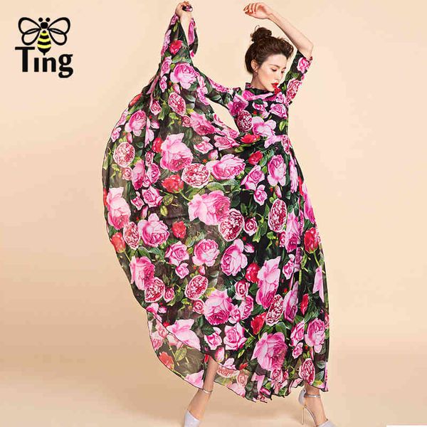 boho design runway luxury chiffon maxi dress women's elastic high waist floral elegant party holiday long robes 210513, Black;gray
boho design runway luxury chiffon maxi dress women's elastic high waist floral elegant party holiday long robes 210513, Black;gray