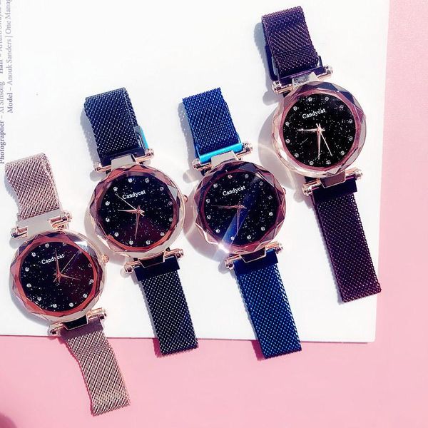 wristwatches starry sky women's luxury watch diamond metal mesh band stainless steel analog quartz wristwatch female watches relogio fe, Slivery;brown
wristwatches starry sky women's luxury watch diamond metal mesh band stainless steel analog quartz wristwatch female watches relogio fe, Slivery;brown
