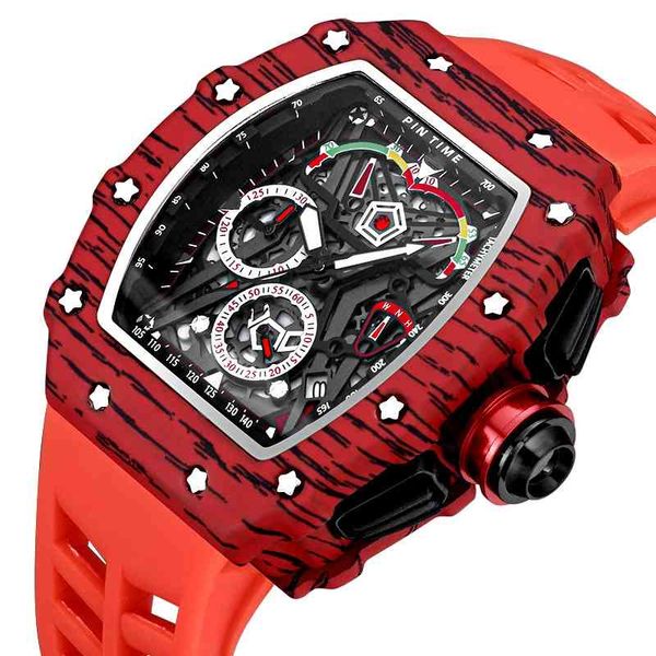 wine barrel men's non mechanical quartz multi function miller luminous calendar silicone watch, Slivery;brown
wine barrel men's non mechanical quartz multi function miller luminous calendar silicone watch, Slivery;brown