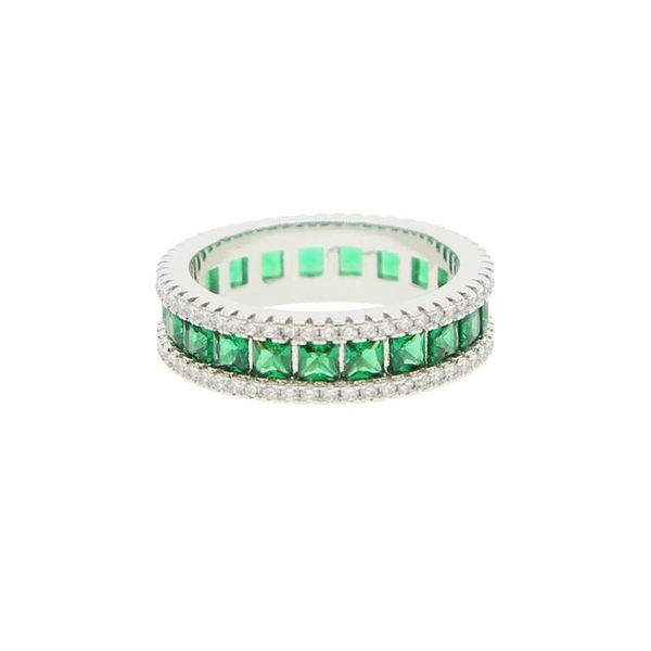 cluster rings white green baguette cz full stone eternity band engagement ring for women high quality, Golden;silver
cluster rings white green baguette cz full stone eternity band engagement ring for women high quality, Golden;silver