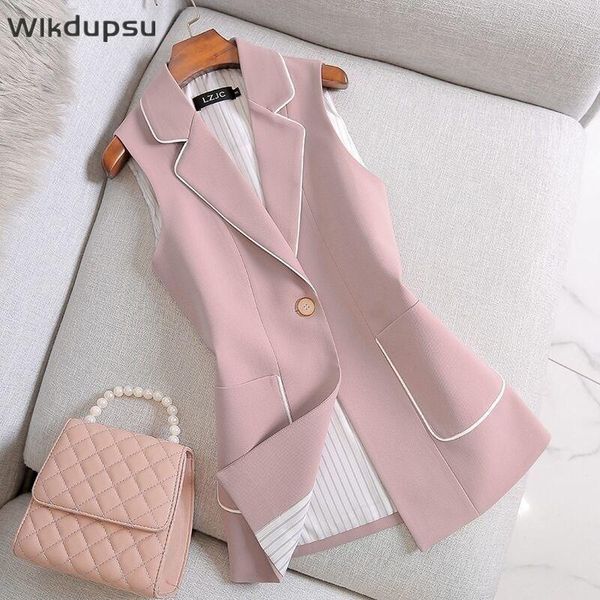 women's vests womens sleeveless vest jacket casual work suit waistcoat pockets spring autumn outwear korean style coat pink black big s, Black;white
women's vests womens sleeveless vest jacket casual work suit waistcoat pockets spring autumn outwear korean style coat pink black big s, Black;white