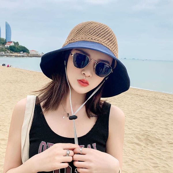 hat female summer korean version all-match bask in the fisherman hat to prevent ultraviolet sun hat hollow-out shade straw hats tide, Blue;gray
hat female summer korean version all-match bask in the fisherman hat to prevent ultraviolet sun hat hollow-out shade straw hats tide, Blue;gray