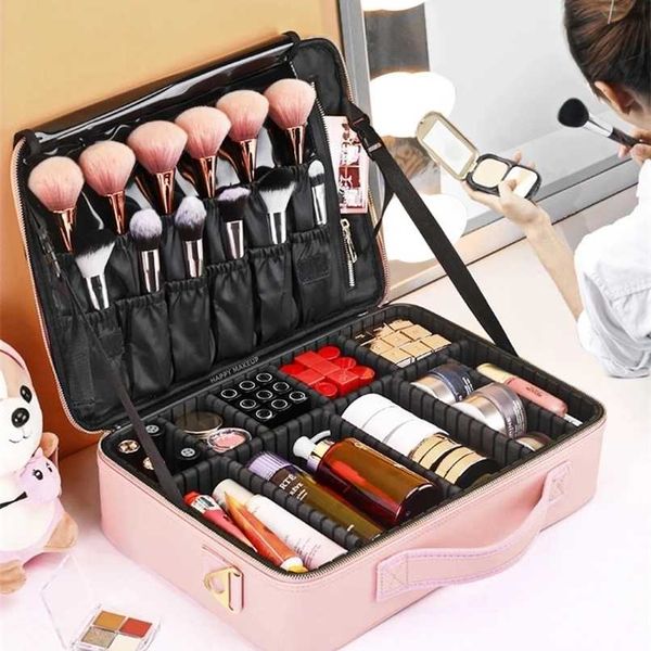 lhlysgs pu waterproof cosmetic case suitcases multi-storey large professional makeup bag women beauty organizer cosmetic bag 211025
lhlysgs pu waterproof cosmetic case suitcases multi-storey large professional makeup bag women beauty organizer cosmetic bag 211025