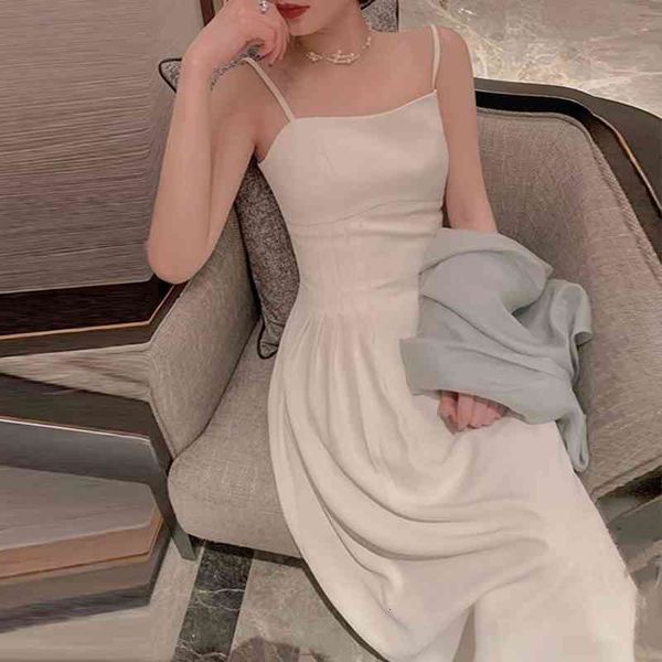 dresses solid elegant women sleeveless strap fairy evening party dress for females korean style office lady 2021 summer chic, Black;gray
dresses solid elegant women sleeveless strap fairy evening party dress for females korean style office lady 2021 summer chic, Black;gray