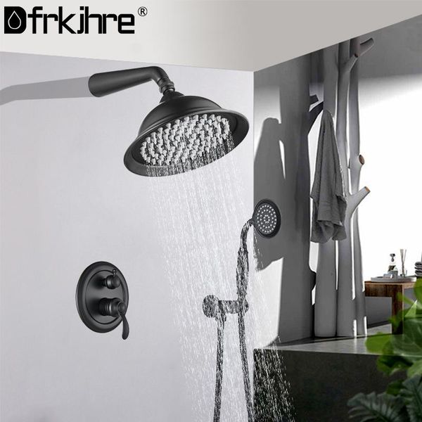 bathroom shower sets black rainfall faucets set system concealed cold water wall mounted mixer tap round faucet
bathroom shower sets black rainfall faucets set system concealed cold water wall mounted mixer tap round faucet