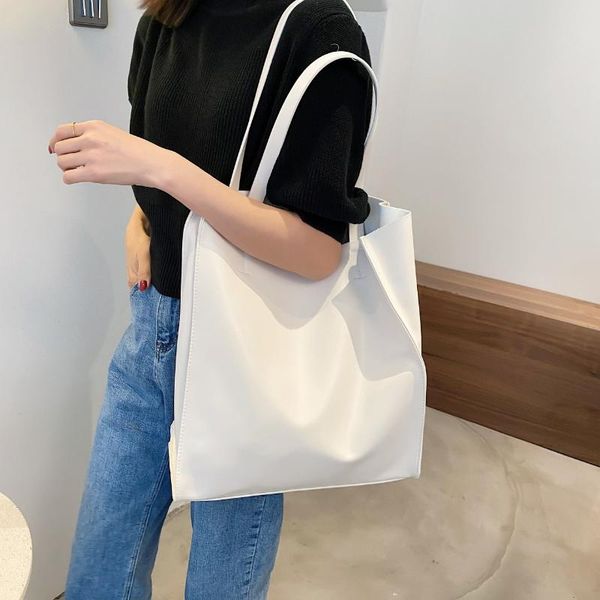 shoulder bags 2021 casual ladies soft pu leather tote bag large capacity shopping female designer bolsa feminina
shoulder bags 2021 casual ladies soft pu leather tote bag large capacity shopping female designer bolsa feminina