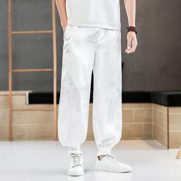 men's pants m-5xl plus size men casual streetwear trousers elastic waist chinese dragon printed harem xxxxxl, Black
men's pants m-5xl plus size men casual streetwear trousers elastic waist chinese dragon printed harem xxxxxl, Black