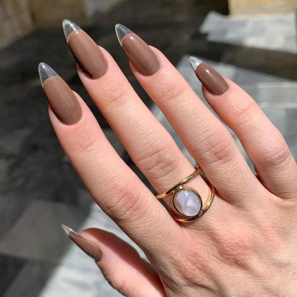 false nails ly 24pcs dark brown nail patch glue type removable long paragraph fashion manicure save time, Red;gold
false nails ly 24pcs dark brown nail patch glue type removable long paragraph fashion manicure save time, Red;gold