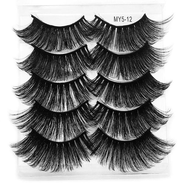 false eyelashes 5pairs/box 8~26mm 8d faux mink fake handmade wispy long fluffy lashes reusable eye makeup tools
false eyelashes 5pairs/box 8~26mm 8d faux mink fake handmade wispy long fluffy lashes reusable eye makeup tools