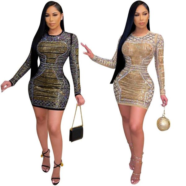 casual dresses kgfigu drilling good quality for women 2021 autumn ladies long sleeve o-neck elegant bodycon dress, Black;gray
casual dresses kgfigu drilling good quality for women 2021 autumn ladies long sleeve o-neck elegant bodycon dress, Black;gray
