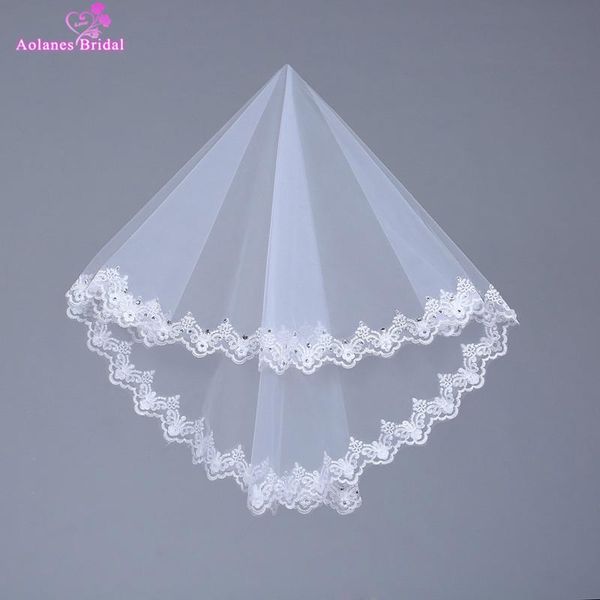 bridal veils velos de noiva short one layer lace edge white ivory wedding veil tulle sequins accessories voile mariage, Black
bridal veils velos de noiva short one layer lace edge white ivory wedding veil tulle sequins accessories voile mariage, Black