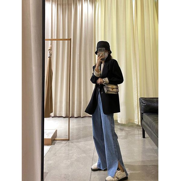 women's jeans woman split high waist clothes wide leg denim clothing blue streetwear vintage quality 2021fashion harajuku straight pant
women's jeans woman split high waist clothes wide leg denim clothing blue streetwear vintage quality 2021fashion harajuku straight pant