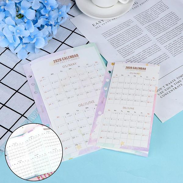 creative cute cartoon 2021 year calendar index divider for 6 holes diary binder weekly planner notebooks a6 a5 notepads, Purple;pink
creative cute cartoon 2021 year calendar index divider for 6 holes diary binder weekly planner notebooks a6 a5 notepads, Purple;pink