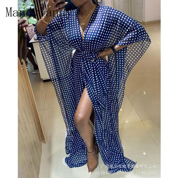 casual dresses mandylandy women's elegant dress polka dot print loose lady fashion batwing sleeve v neck high waist slit, Black;gray
casual dresses mandylandy women's elegant dress polka dot print loose lady fashion batwing sleeve v neck high waist slit, Black;gray