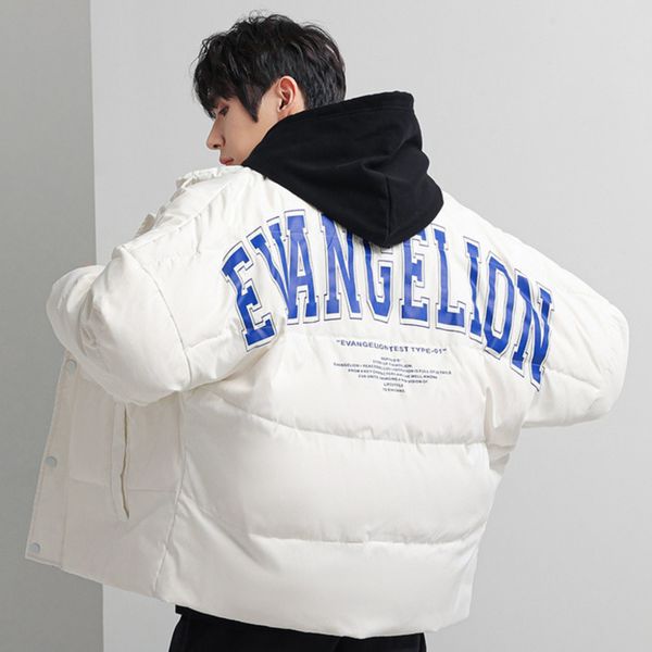 white duck feather men's et, thickened and warm, printed with letters, hip hop style, winter, 2021, Black
white duck feather men's et, thickened and warm, printed with letters, hip hop style, winter, 2021, Black