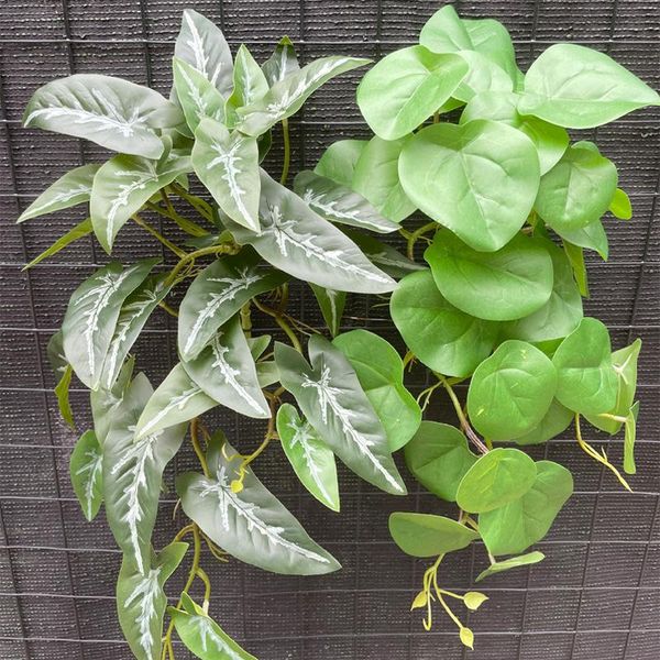 decorative flowers & wreaths 50cm large artificial white taro plants vine green radish leaves rattan home garden wedding party hanging decor
decorative flowers & wreaths 50cm large artificial white taro plants vine green radish leaves rattan home garden wedding party hanging decor