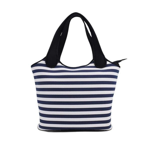 simple and fashionable diving material travel storage shopping bag beach waterproof handbag large capacity mommy bags