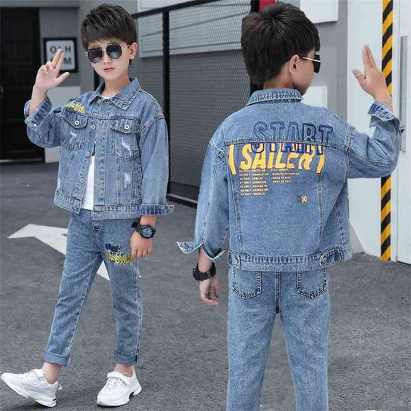 fashion clothes jeans jackets and long pants two piece sport suit spring autumn letter print turn-down collar denim clothing set 210622, White
fashion clothes jeans jackets and long pants two piece sport suit spring autumn letter print turn-down collar denim clothing set 210622, White