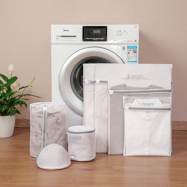 gray laundry bag thickened bra protective thick mesh household underwear bags