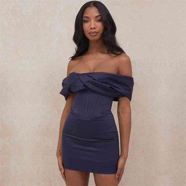 summer women blue off shoulder mini dress short sleeve fashion celebrity evening runway party club dresses 210507, Black;gray
summer women blue off shoulder mini dress short sleeve fashion celebrity evening runway party club dresses 210507, Black;gray