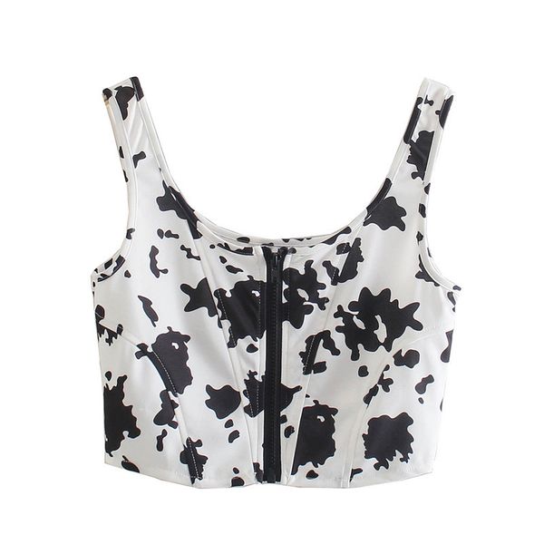 cool women o neck sling vest summer fashion ladies high street female cow flower point cropped 210430, White
cool women o neck sling vest summer fashion ladies high street female cow flower point cropped 210430, White