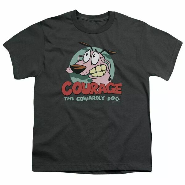 Courage the Cowardly Dog Courage Kids Youth T Shirt Licensed Tee Charcoal, White;black
Courage the Cowardly Dog Courage Kids Youth T Shirt Licensed Tee Charcoal, White;black
