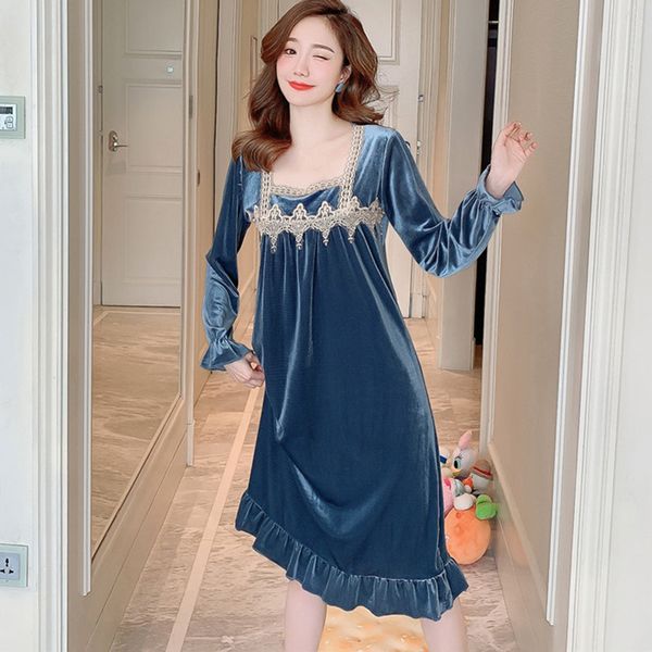 women's sleepwear golden veet pajamas, long sleeve princess sweet, skirt, sexy, home, autumn and winter, Black;red
women's sleepwear golden veet pajamas, long sleeve princess sweet, skirt, sexy, home, autumn and winter, Black;red
