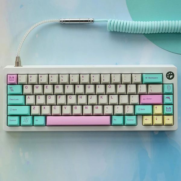 keyboards analog dreams blue white pink yellow keycaps for cherry gateron kailhc switch mechanical keyboard profile pbt key cap
keyboards analog dreams blue white pink yellow keycaps for cherry gateron kailhc switch mechanical keyboard profile pbt key cap