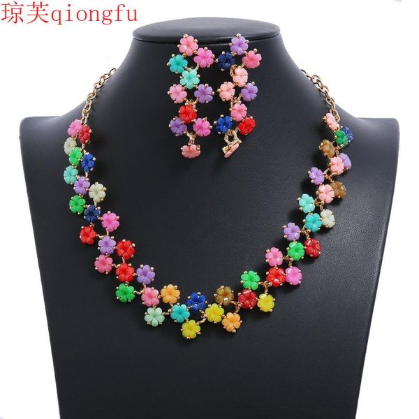 earrings & necklace qiongfu 2021 bridal resin jewelry set bride crystal women's cubic oxide hao stone prom cute/romantic, Silver
earrings & necklace qiongfu 2021 bridal resin jewelry set bride crystal women's cubic oxide hao stone prom cute/romantic, Silver