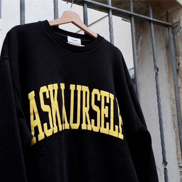 men's hoodies & sweatshirts foam printing askyurself men 1:1 hoodie los angeles crewneck woman mens clothing, Black
men's hoodies & sweatshirts foam printing askyurself men 1:1 hoodie los angeles crewneck woman mens clothing, Black