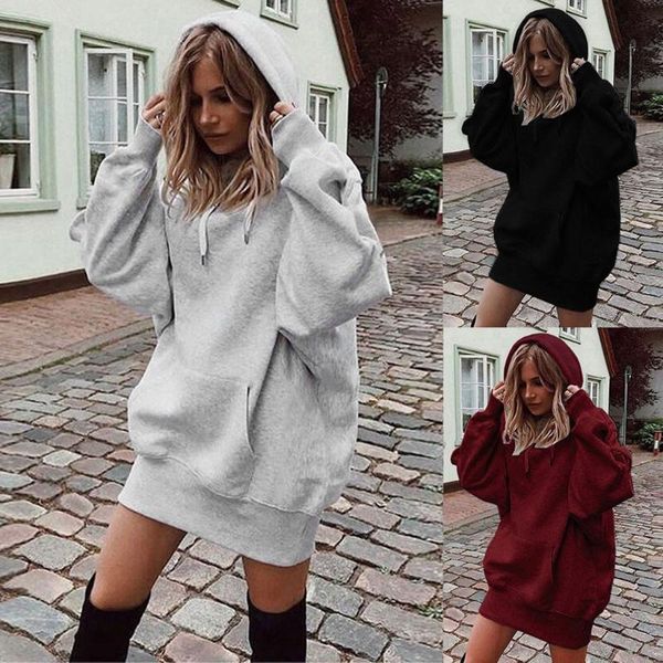 women's hoodies & sweatshirts 40# women fashion solid color oversized hoodie dress pullover hoody sweatshirt clothing 2021 dresses, Black
women's hoodies & sweatshirts 40# women fashion solid color oversized hoodie dress pullover hoody sweatshirt clothing 2021 dresses, Black