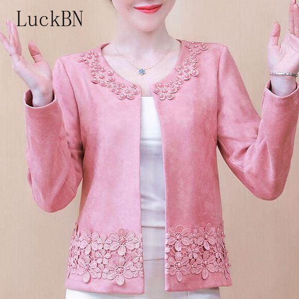 women's jackets women clothing long sleeve jacket beading o-neck woman 3xl 4xl cardigan short coat 2021, Black;brown
women's jackets women clothing long sleeve jacket beading o-neck woman 3xl 4xl cardigan short coat 2021, Black;brown
