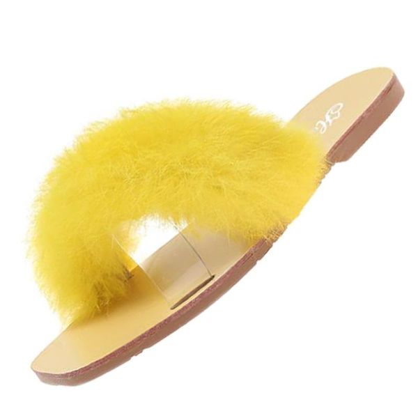 slippers women summer faux hair ladies outdoor furry flat shoes woman casual slides femme plush flip flops yellow sandals, Black
slippers women summer faux hair ladies outdoor furry flat shoes woman casual slides femme plush flip flops yellow sandals, Black