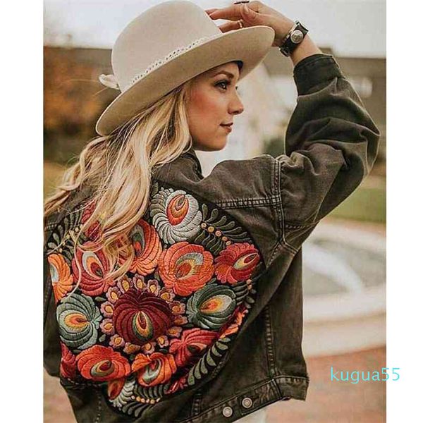 oversized embroidered denim jacket black casual chic winter women bohemian warm coat chaquetas, Black;brown
oversized embroidered denim jacket black casual chic winter women bohemian warm coat chaquetas, Black;brown
