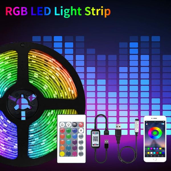strips led strip 5m 2835 light ribbon 4m 3m 2m 1m rgb diode tape bluetooth controller for home decoration
strips led strip 5m 2835 light ribbon 4m 3m 2m 1m rgb diode tape bluetooth controller for home decoration