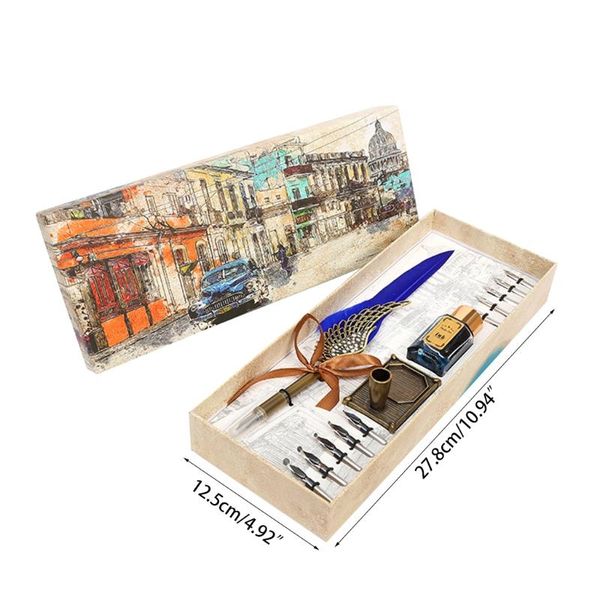 fountain pens antique feather pen set retro writing quill exquisite ornate wing-shaped relief pattern design for students birthday
fountain pens antique feather pen set retro writing quill exquisite ornate wing-shaped relief pattern design for students birthday