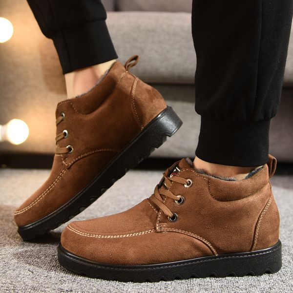 boot men's cotton-padded winter suede outdoor thickening teddy keep warm boots 889 ssz4, Black
boot men's cotton-padded winter suede outdoor thickening teddy keep warm boots 889 ssz4, Black