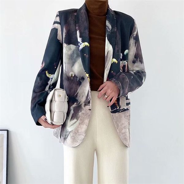 autumn women tie-dyed jacket coats casual spring character printing overcoat fashion long sleeve outwear 210422, White;black
autumn women tie-dyed jacket coats casual spring character printing overcoat fashion long sleeve outwear 210422, White;black