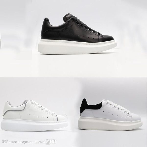 white casual lace-up women 100% leather thick running shoes sneaker travel soled fashion lady men cowhide platform trainers letters des gojt, Black
white casual lace-up women 100% leather thick running shoes sneaker travel soled fashion lady men cowhide platform trainers letters des gojt, Black