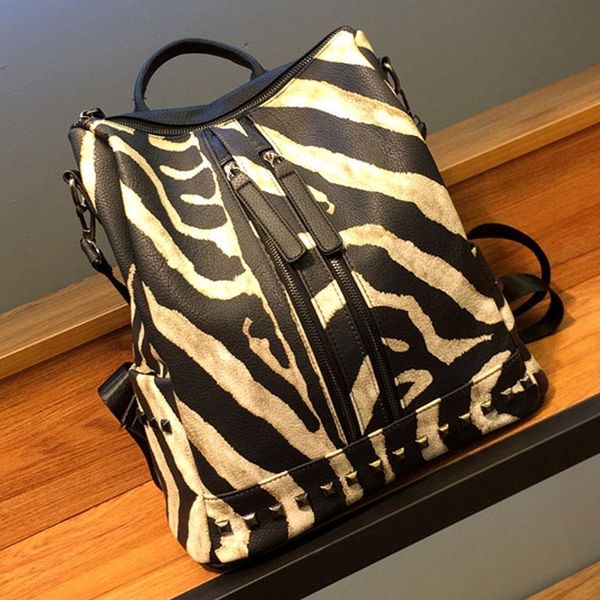 outdoor bags lansuxiang women pu leather big backpack college student school bag printed leopard zebra large men bagpack
outdoor bags lansuxiang women pu leather big backpack college student school bag printed leopard zebra large men bagpack