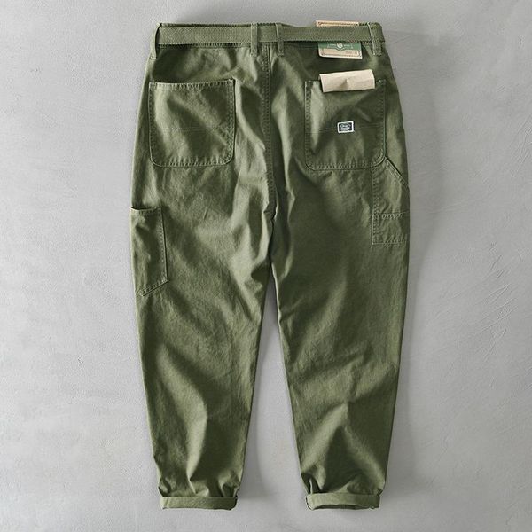 men's pants 2021 autumn winter pure cotton men cargo korean style male casual loose belt mid waist slim fit pencil trouser ga-z329, Black
men's pants 2021 autumn winter pure cotton men cargo korean style male casual loose belt mid waist slim fit pencil trouser ga-z329, Black