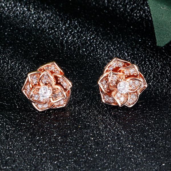 cubic zirconia flower stud earings with gold color for women girl fashion wedding party jewelry ue3058, Golden;silver
cubic zirconia flower stud earings with gold color for women girl fashion wedding party jewelry ue3058, Golden;silver